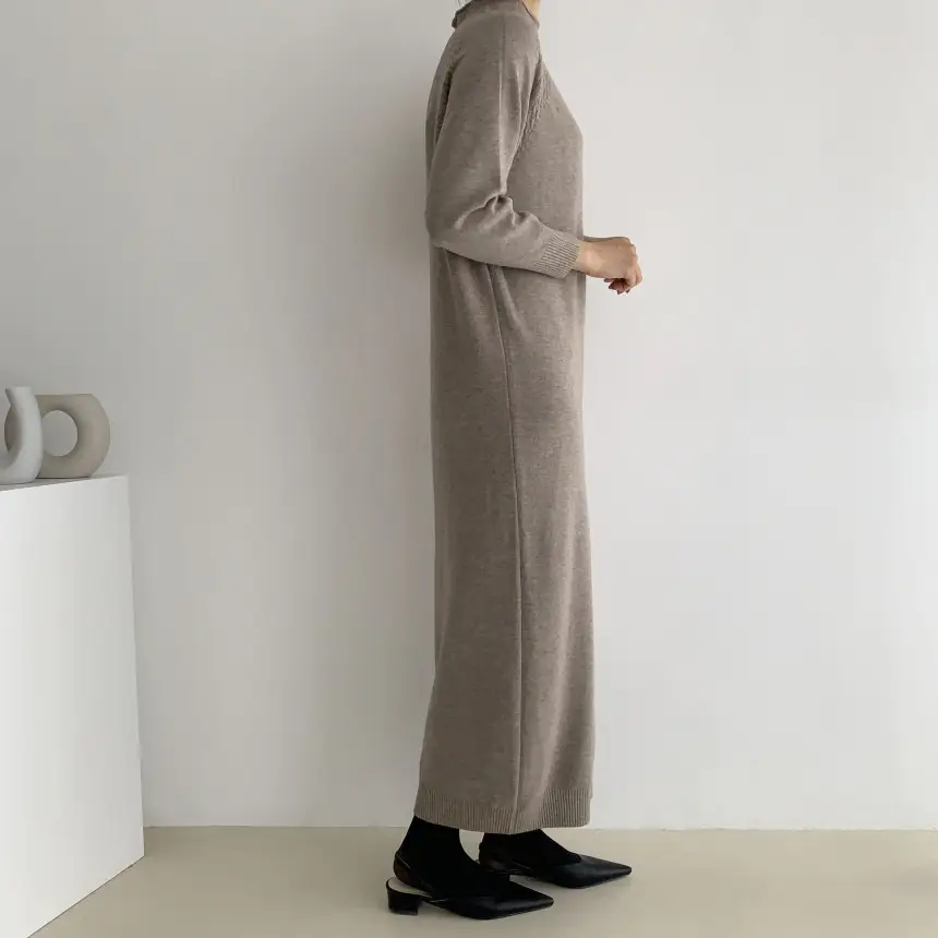 Jumpsuit Half High Bottoming With Simple Straight Skirt