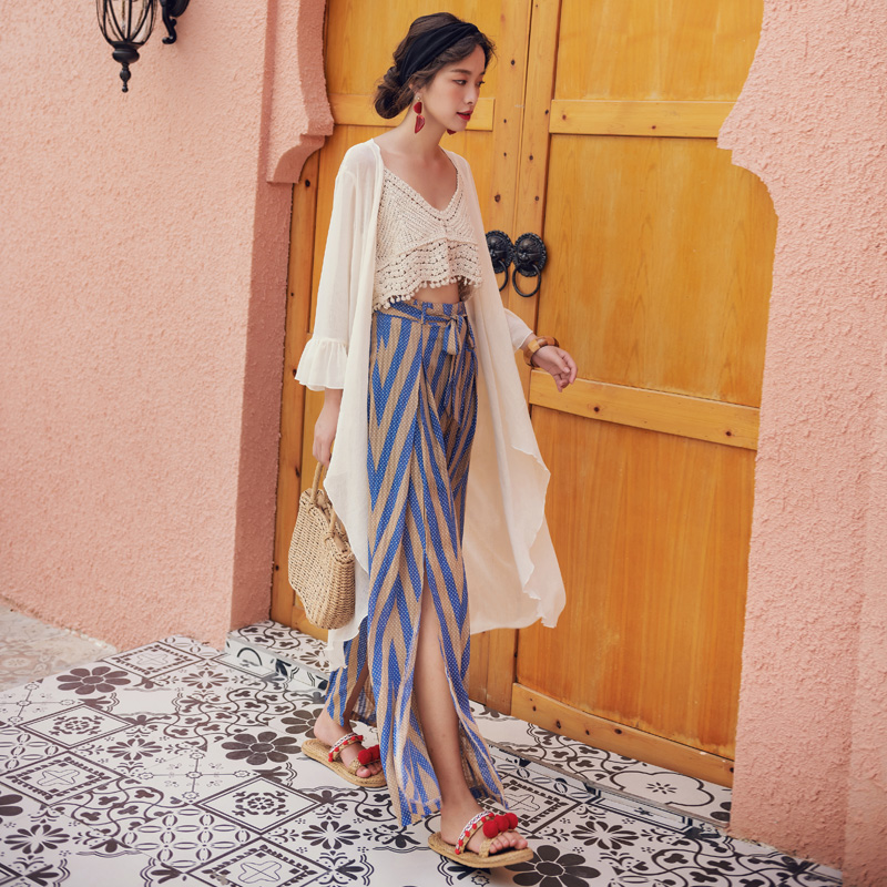 Women's Ruffle Sleeve Irregular Mid Length Coat