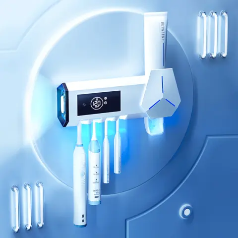 Smart Toothbrush Sterilizer Ultraviolet Perforation Free Bathroom Electric Sterilization