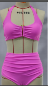 Solid Color European And American Swimsuit Bikini For Women