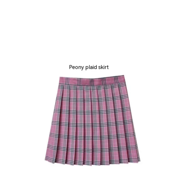 More Than Pleated Skirt Colors Peony Plaid Skirt 140 - Shop at LoveMi