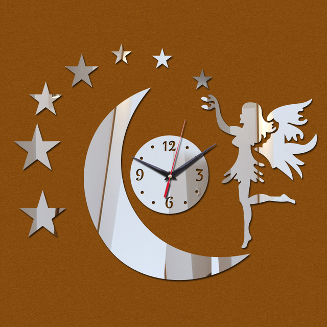 a3d3d6d4 7b65 4866 8465 5d57476606a9 - Acrylic Wall Clock Study Room Living Room Wall Sticker