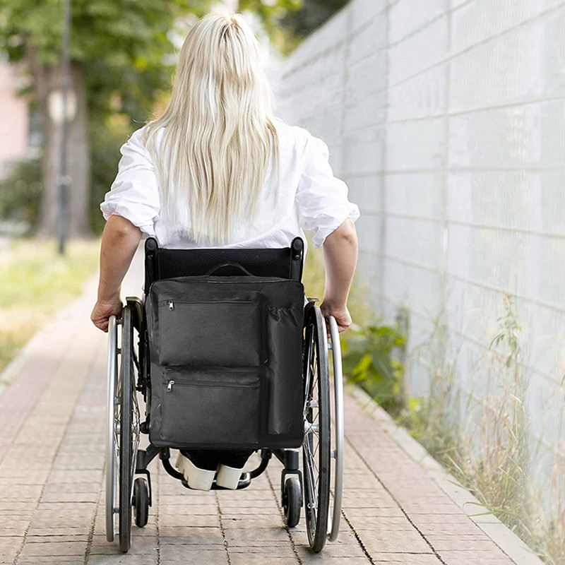 Wheelchair Storage Bag Wheelchair Hanging Pouch Outdoor