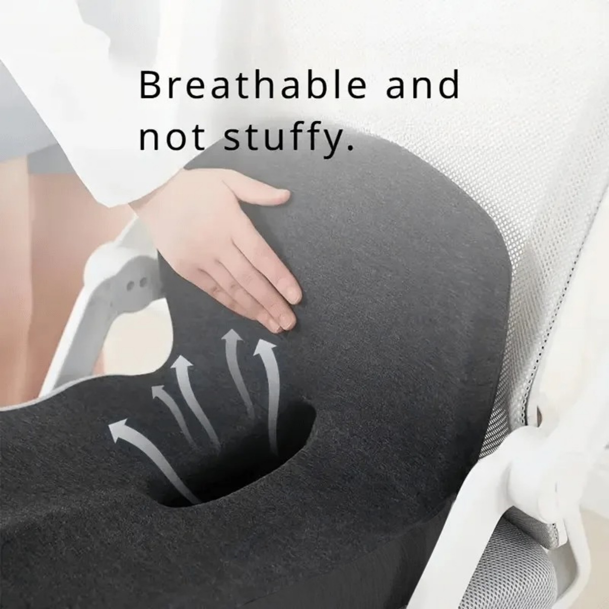 Memory Foam Seat Back Pain Support Booster Cushion Chair Car Pillow Lumbar