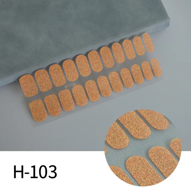 Simple Ins Style Pure Color Nail Sticker H103 - Shop at LoveMi