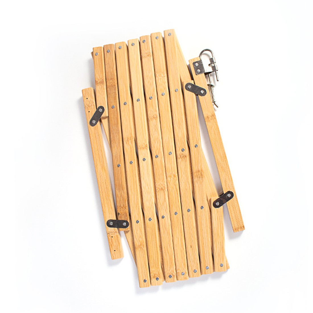 Retractable Wooden Dog Gate Pet Baby Safety Fence Barrier Doorways Stairs Garden 9