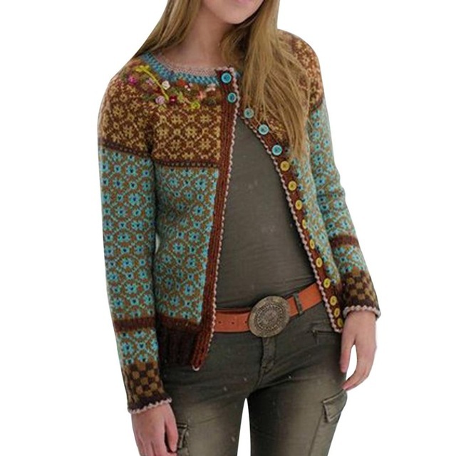 Women's Sweater Coat Long Knitted Winter Coat Women's Clothing