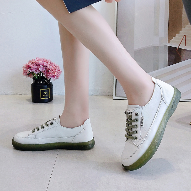 Tendon Soft Sole And Soft Surface All-match Student Small Board Shoes