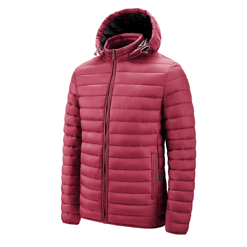 Hooded Cotton-padded Jacket Men's Zipper Cotton-padded Jacket Men's Jacket