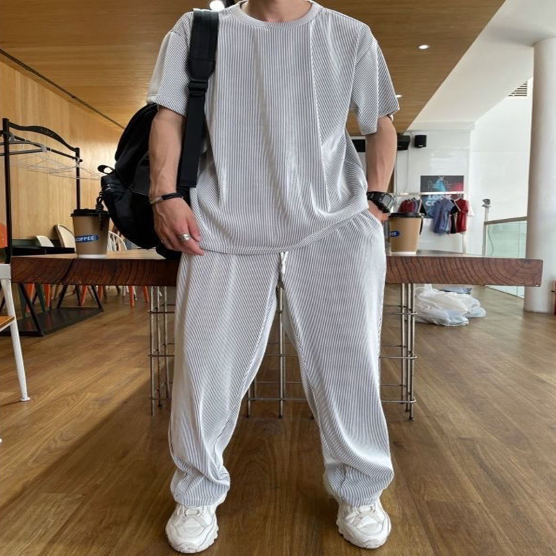 Stretchy Thin Breathable Comfortable And Loose Casual Men's Suit