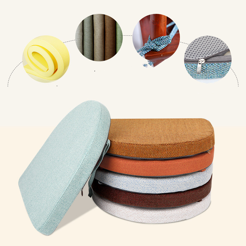 Non-slip Removable And Washable Solid Wood Dining Chair Cushion