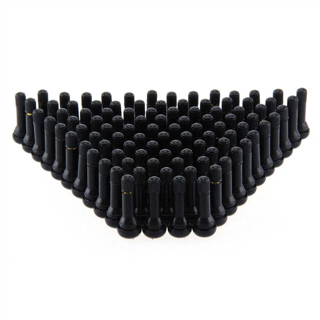 1 00 Pcs TR414 New Tubeless Rubber Car Tyre Wheel Valves Universal Black — image 11