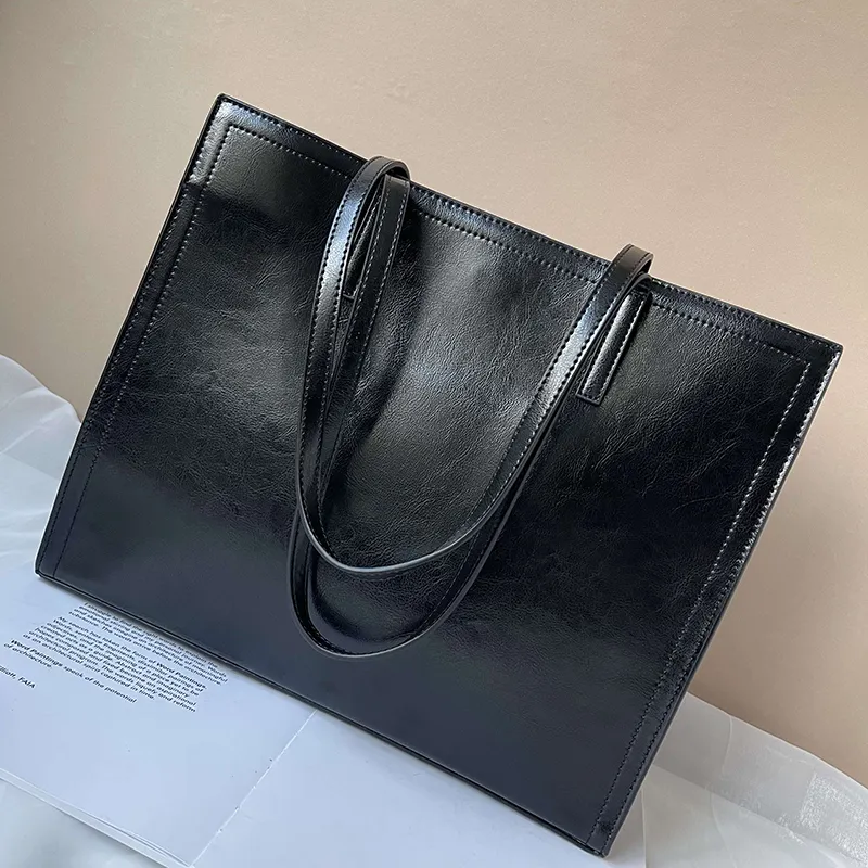 Tote Bag Casual Commuter One-shoulder Tote Bag - Black