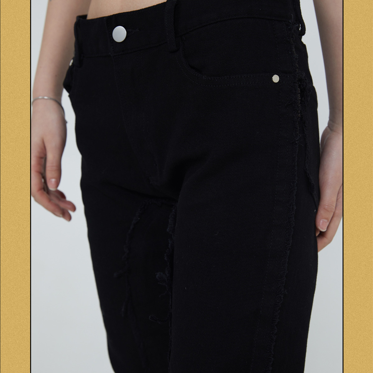 Commuter Casual Coffee Jeans Female