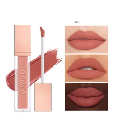 High-energy Dense Fog Matte 18 Colour Lip Glaze Non-stick Cup Velvet - 7Milk Apricot Honey Tea - View 1