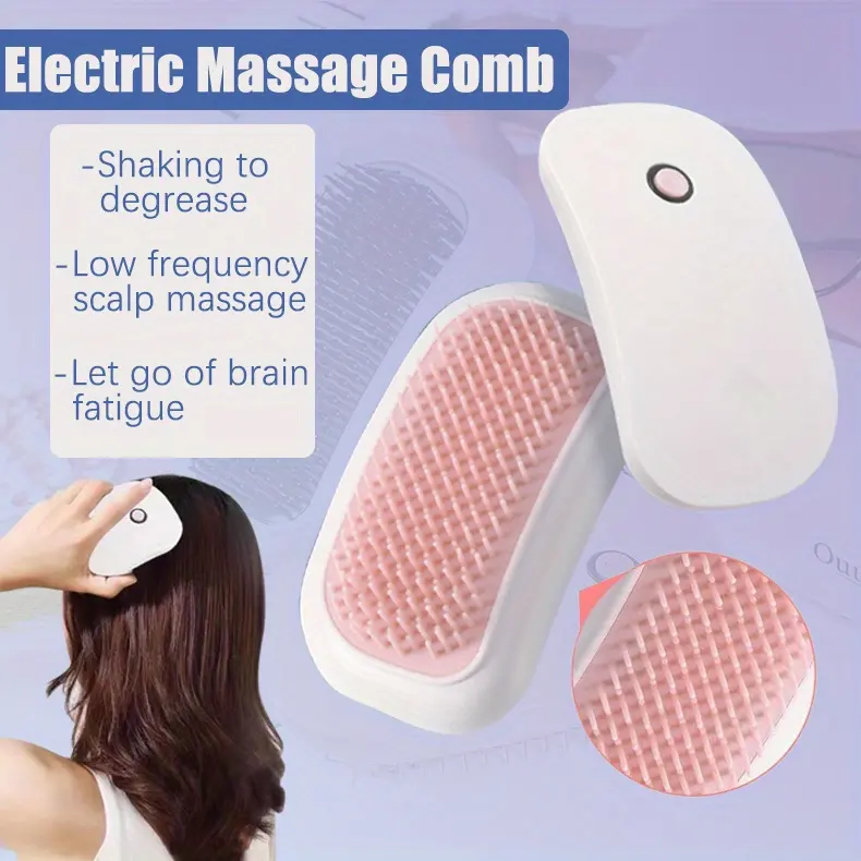 Portable Beauty Tool Scalp Comb, Electric Massage