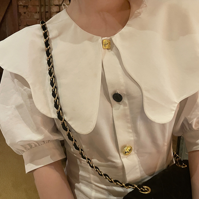 Sweet And Cute Temperament Design Sense Doll Collar Dress