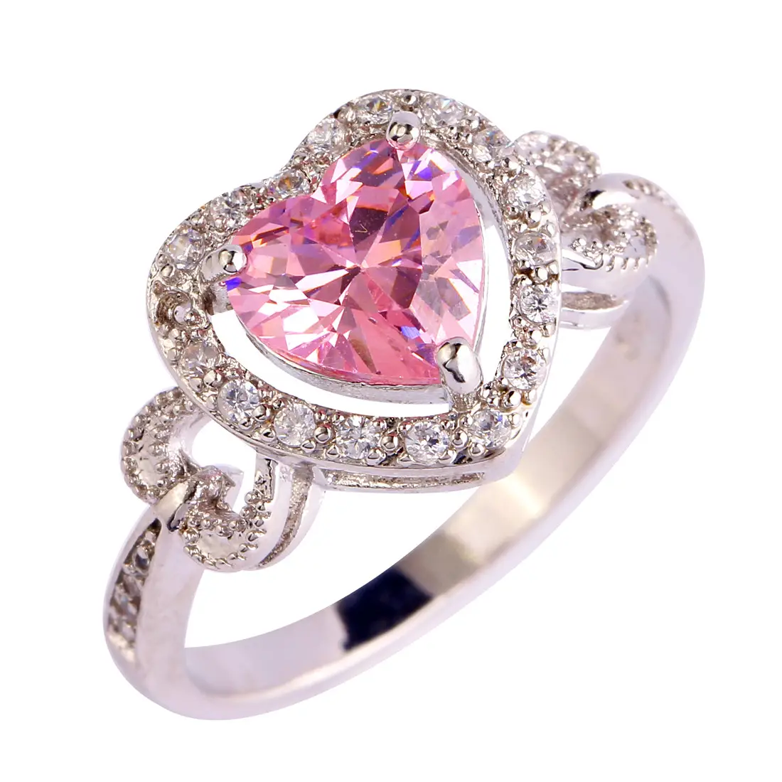 Women's Fashion Trend Electroplated Zircon Ring