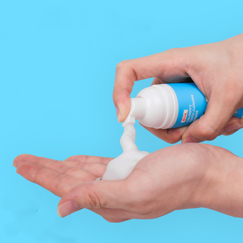 Children's Mousse Toothpaste Food Grade Fluoride-Free Anti-Cavity Press Type