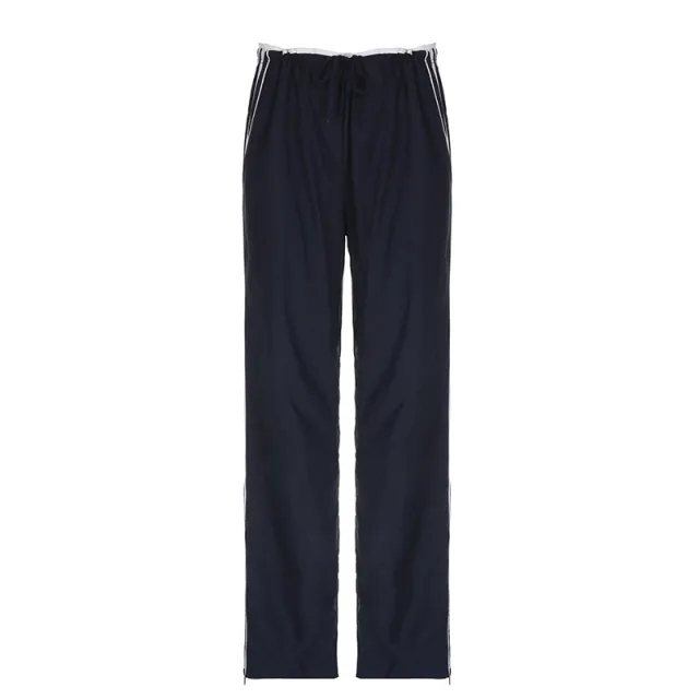 Striped Sports Pants Women Baggy Casual Classic Track Sweatpants Trousers Blue - Shop at LoveMi