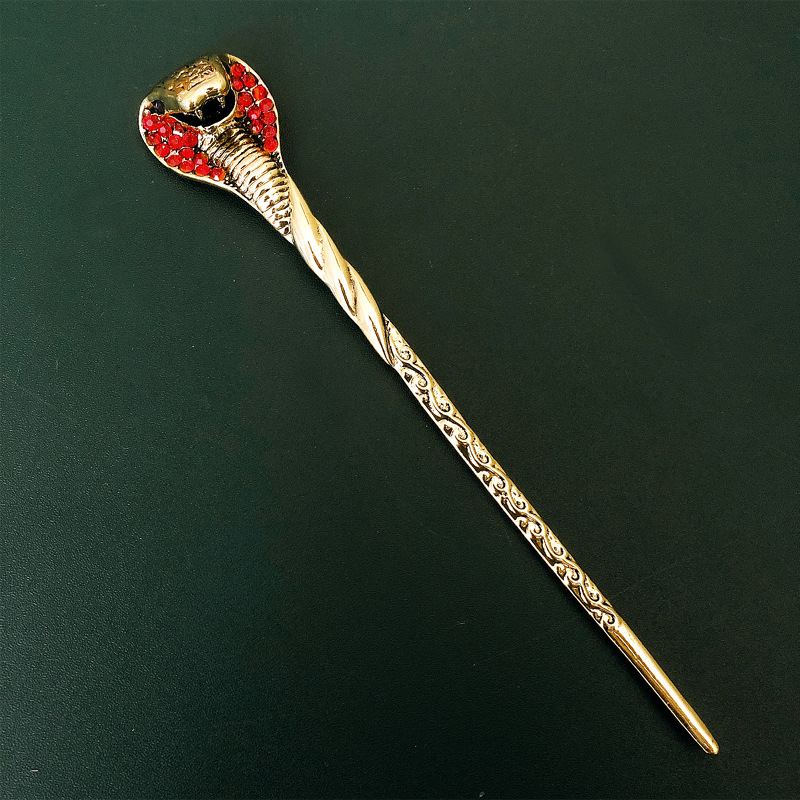 Vintage Cobra Hairpin Diamond Alloy Tiara