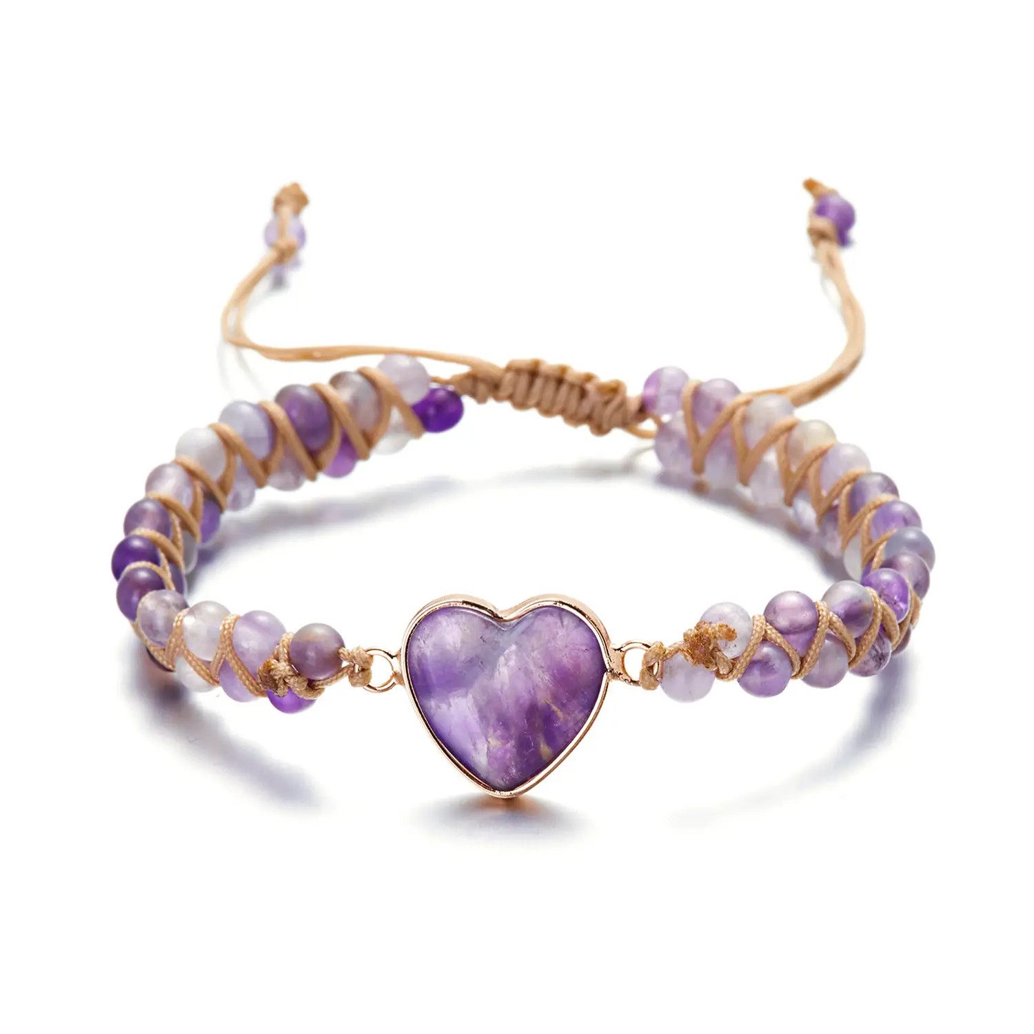 New Faceted Stone Bead Bracelet