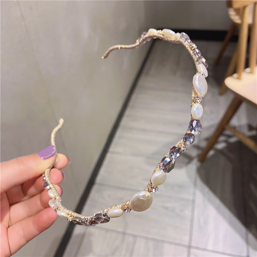 Hairpin Rhinestone Headband Forest Fairy Delicate Hair — foto 2