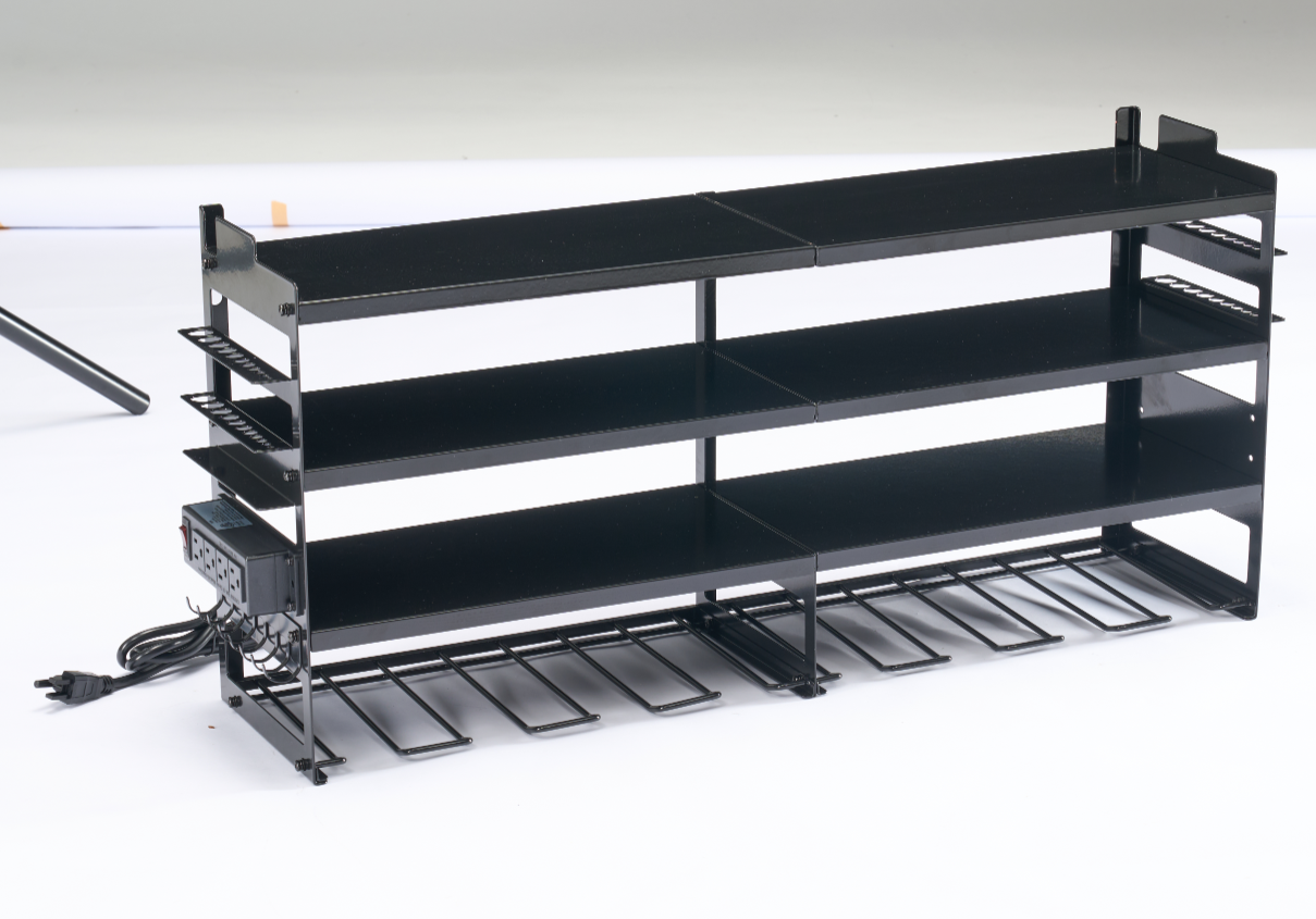 Electric Tool Storage Rack With Charging Station, Wall-mounted Practical Tool Rack, Equipped With 4-hole Power Socket image 8