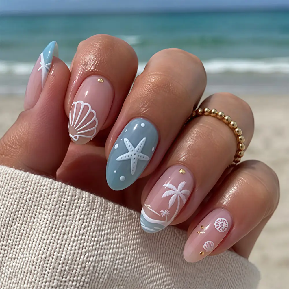 Of Short Oval Artificial Nails