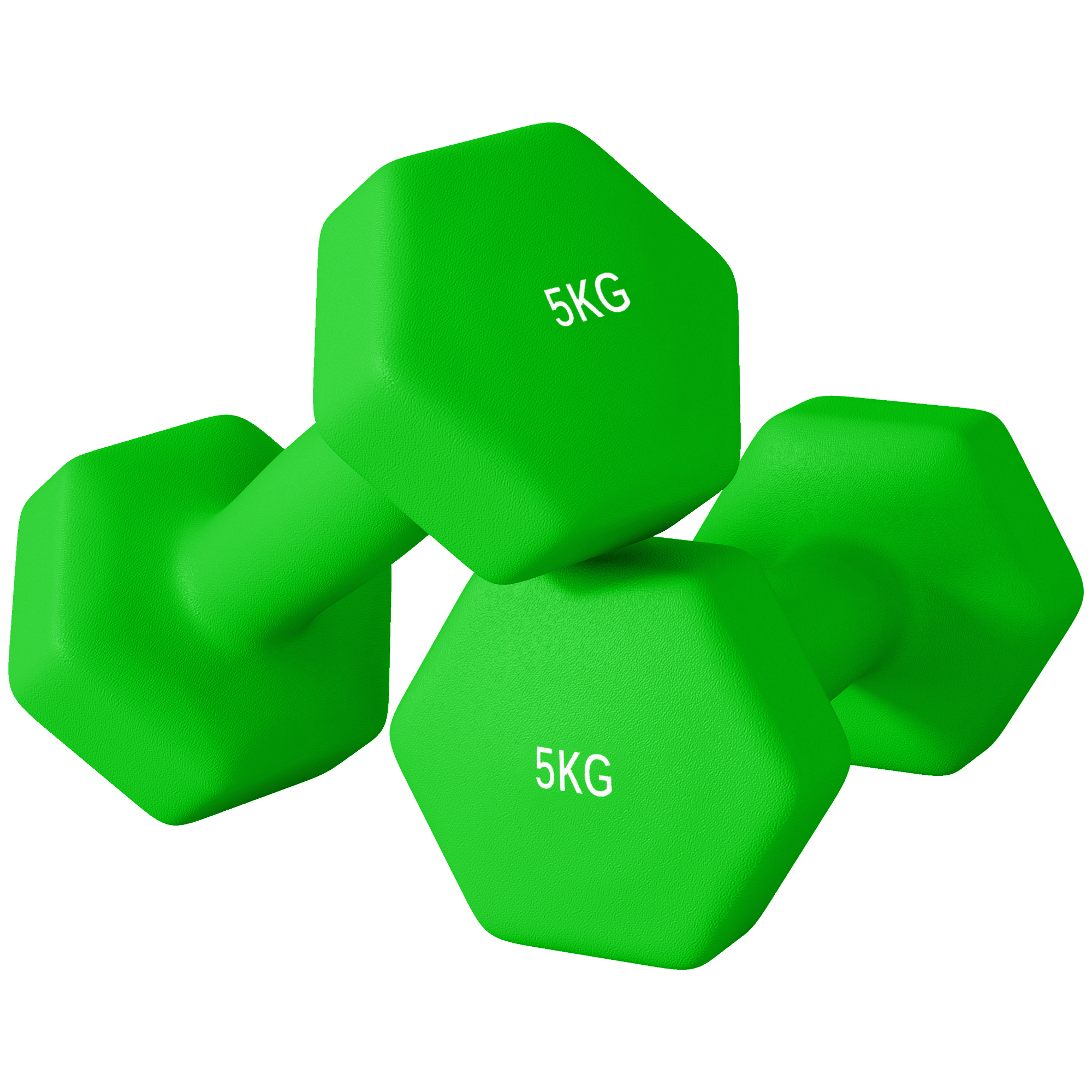2 X 4kg Hexagonal Dumbbell Set With Anti Slip Grip, Suitable For Home Gym — image 9