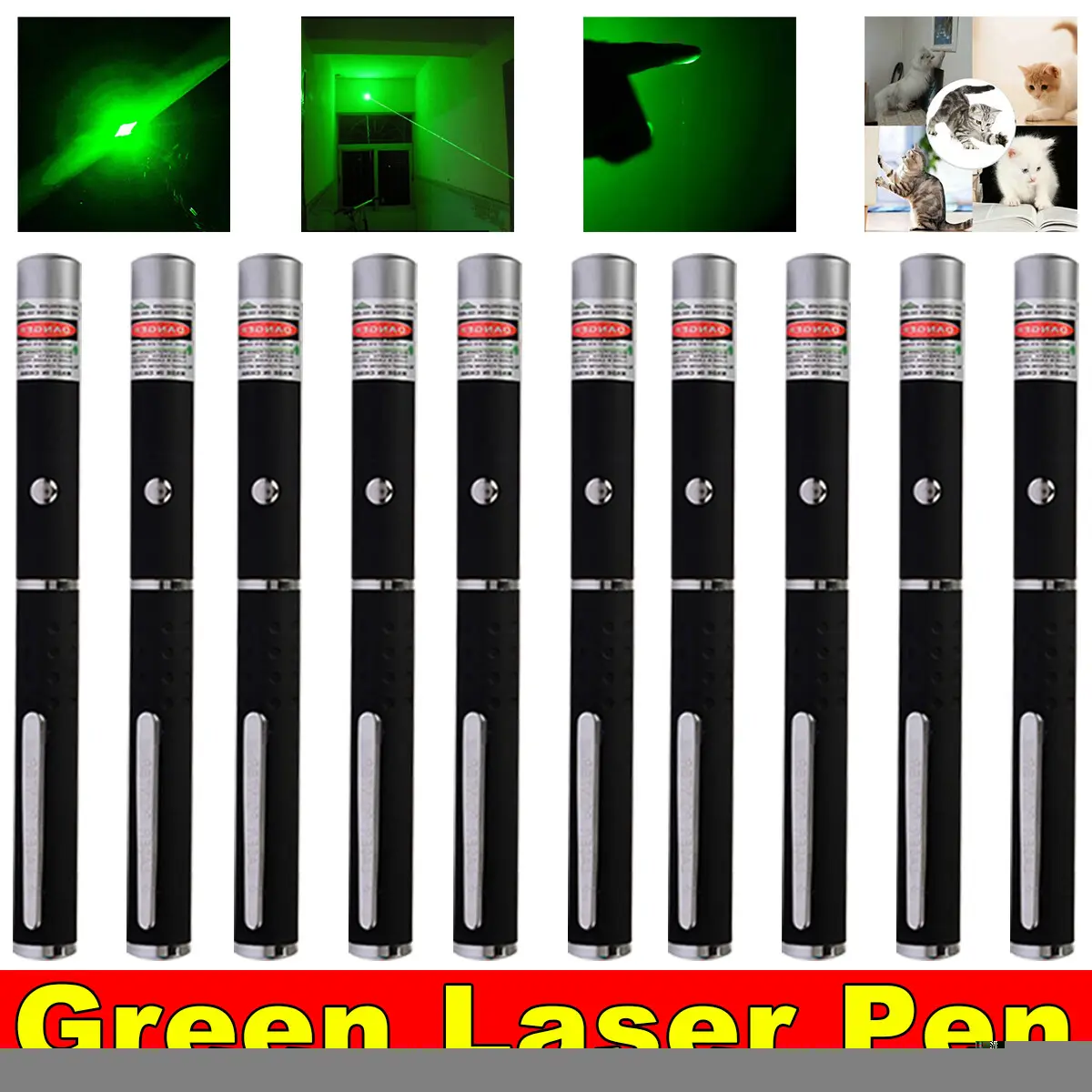 532nm Green Laser Pointer Pen Light Visible
