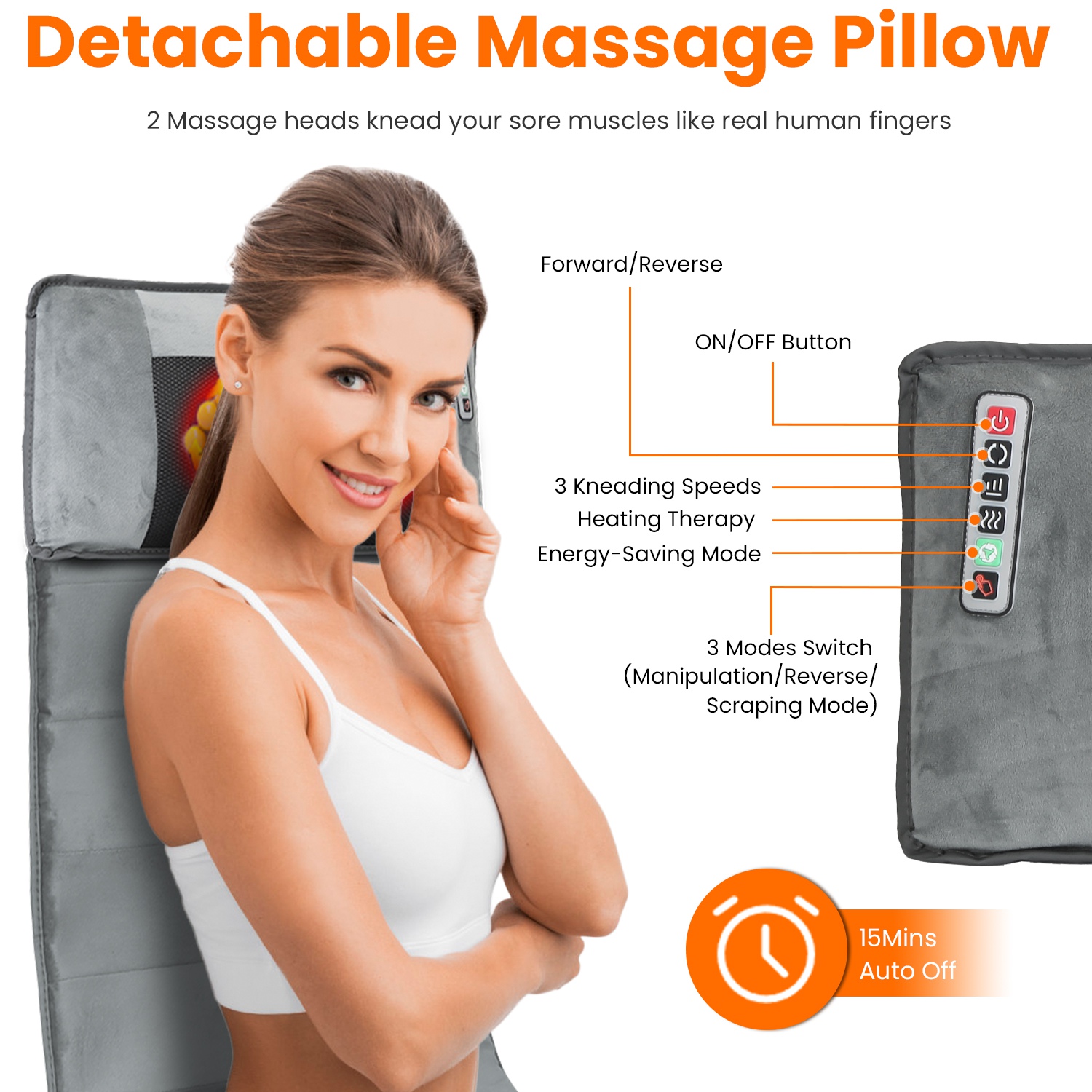 1Set Upgrade Type Full Body Electric Massage Mat with Heat — photo 4