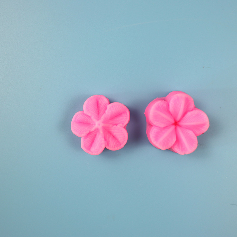 Five Petal Flower Clip Silicone Mould Fondant Lace Cake Decoration