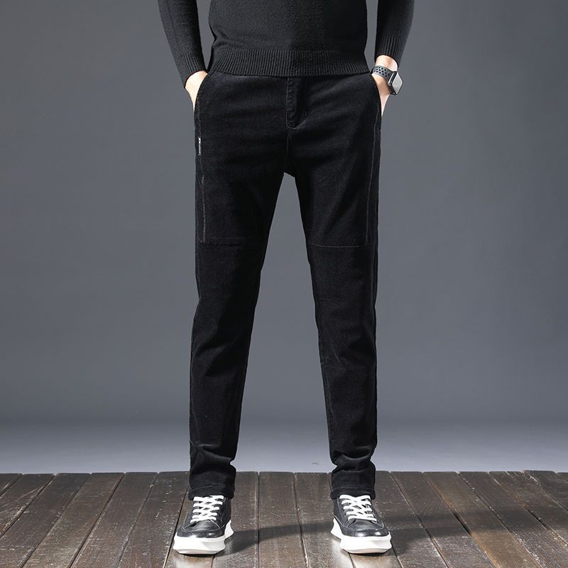 Title 3, Mens Fashion Autumn Corduroy Casual Pants Comf...