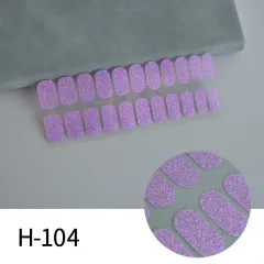 Simple Ins Style Pure Colour Nail Sticker - H104 - View 1