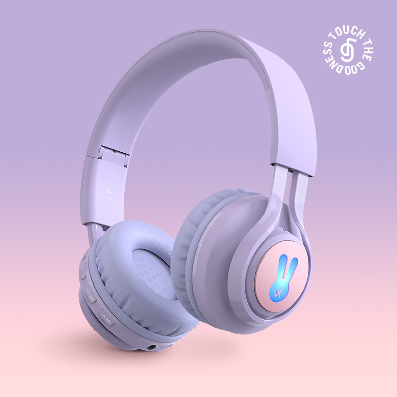 Wireless Cute Light-emitting RGB Children's Headphones - Image 3