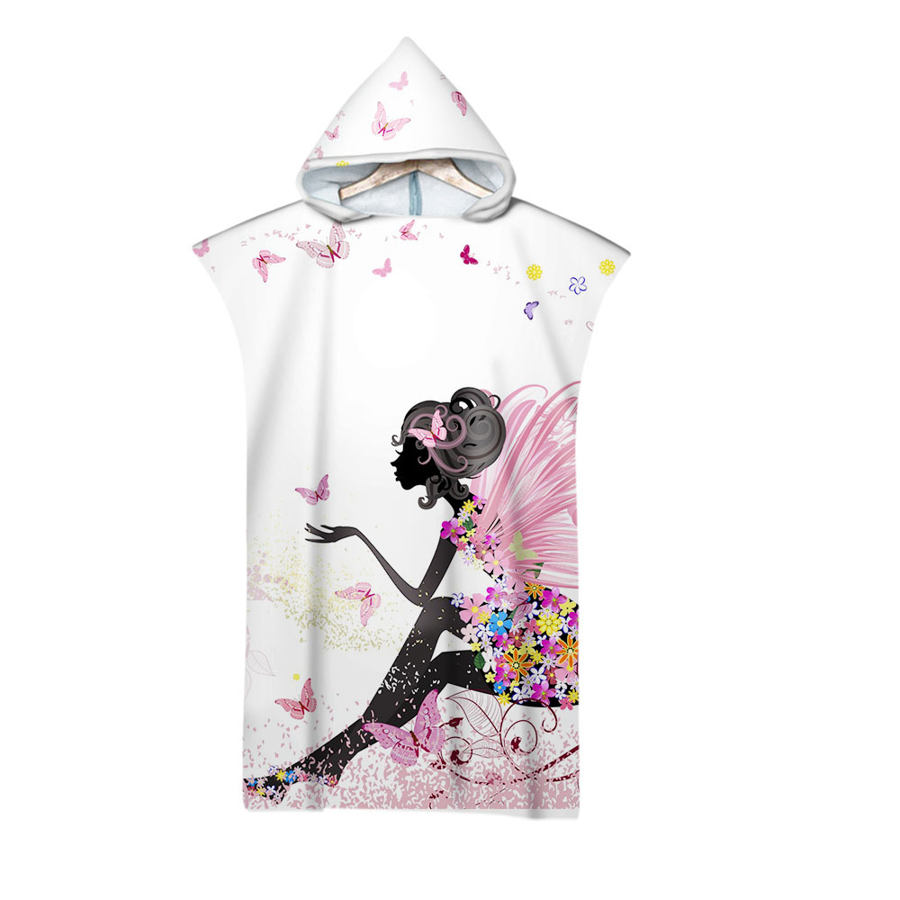 Beach Sunscreen Dressing Bathrobe Hooded Cape