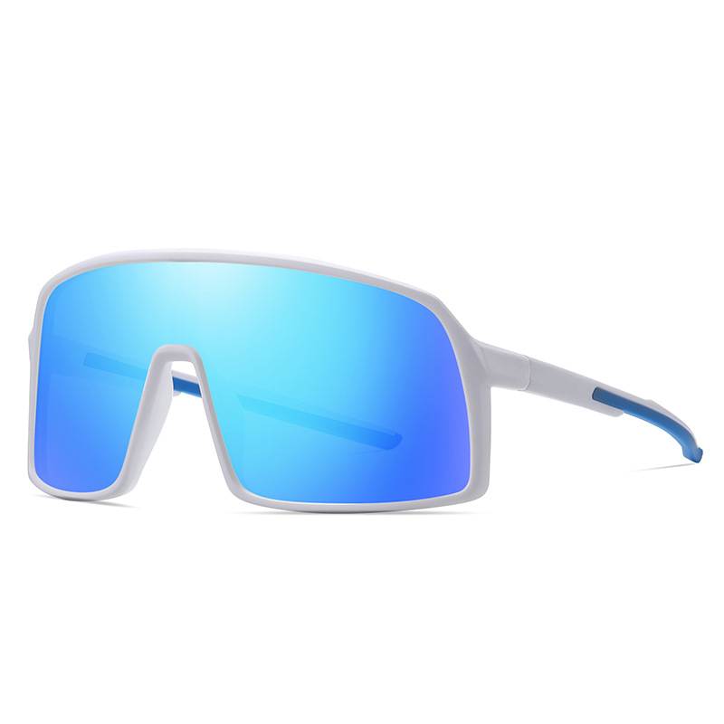 Mens Fashion Simple One Piece Large Frame Sunglasses - Image 15