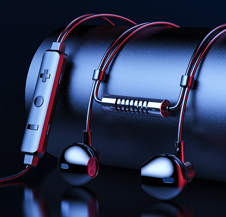 Dual Microphone Sound Card Wired Headset In-ear - Image 4