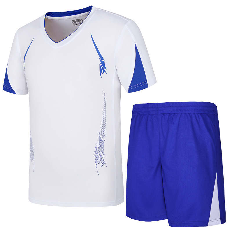 Two-piece Short-sleeved Shorts And Quick-drying Running Clothes