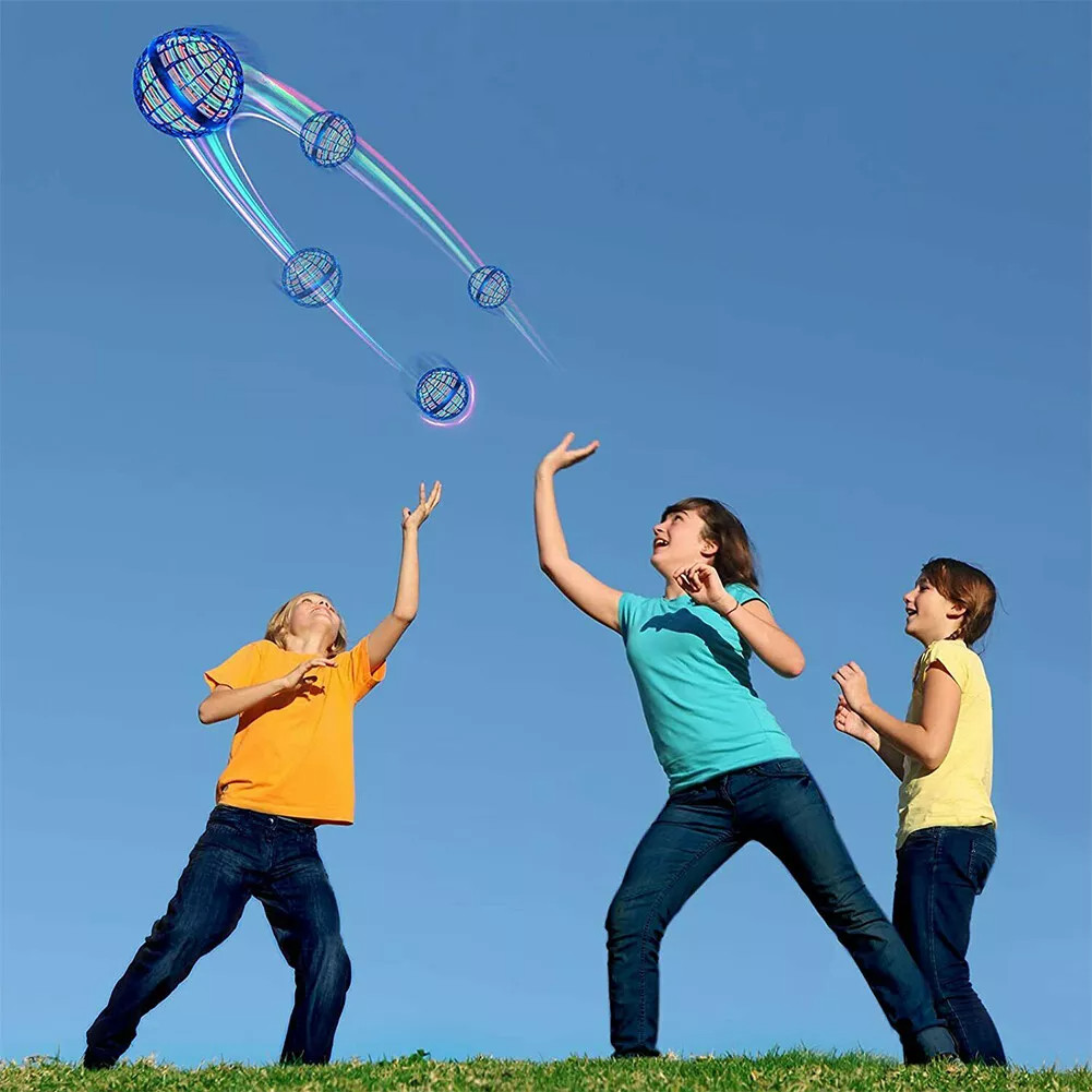 Flying Ball Boomerang Spinner Toy, Hover Orb Hand Operated, 360 Degree Auto — image 8