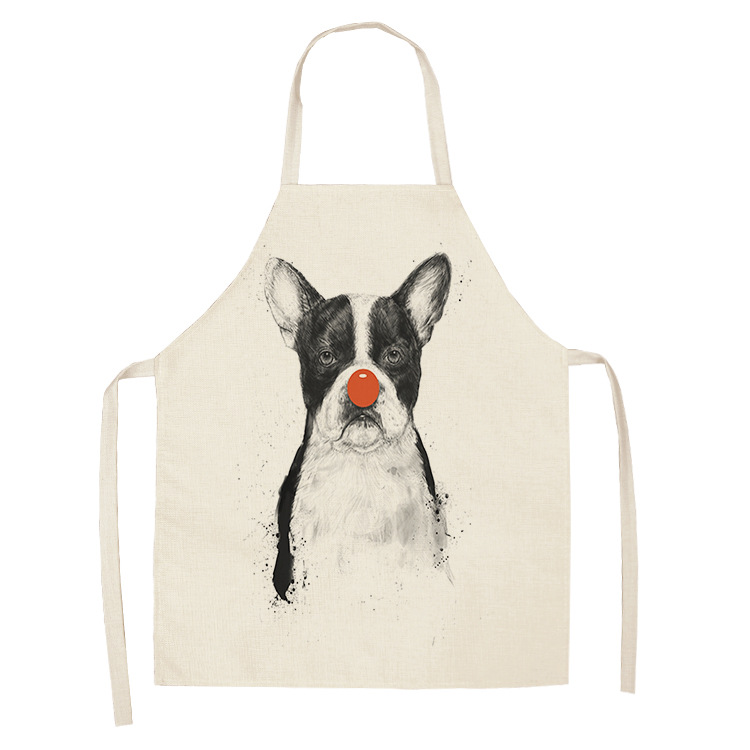 Title 11, Cotton linen cartoon dog apron