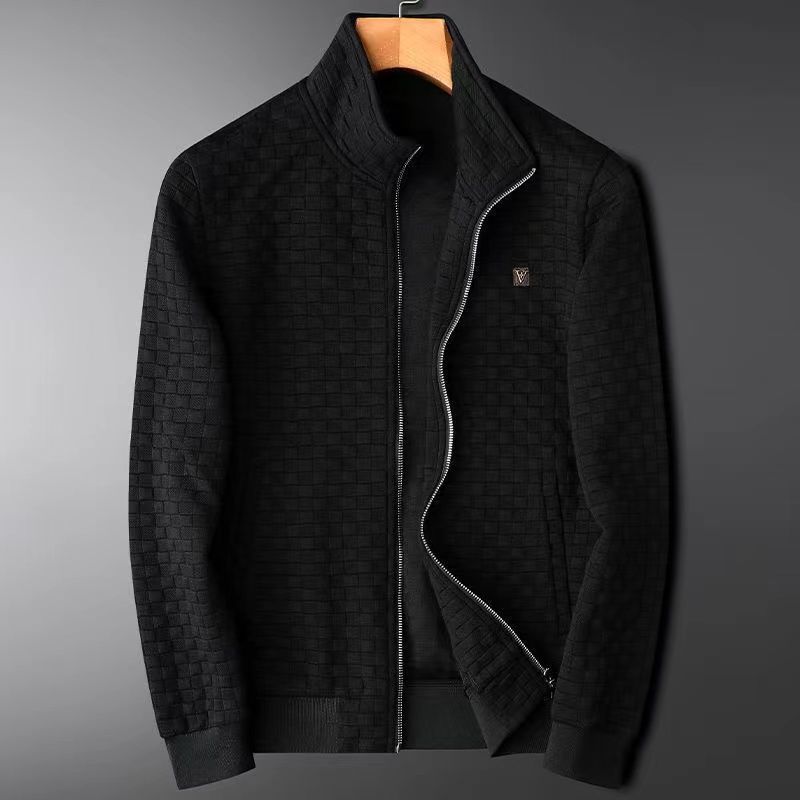 Stand Up Collar White Casual Sports Suit