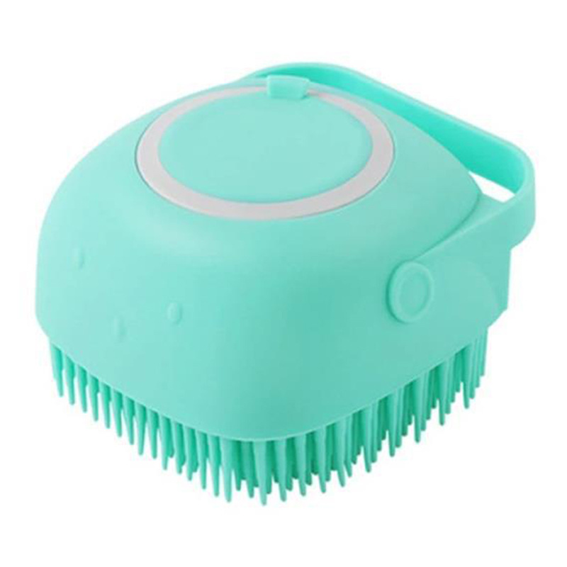 Silicone Dog Bath Massage Gloves Brush Pet Cat Bathroom Cleaning Tool Comb Brush - Picture 12 of 14
