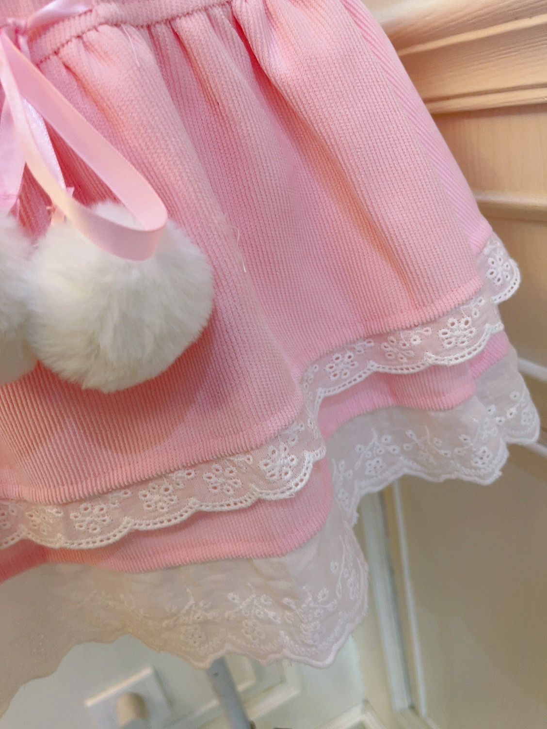 Baby  Princess Love Button SkirtBow knot