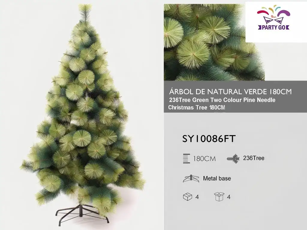 PARTYGO XMAS TREE Green Pine Needle Christmas Tree In 150CM & 180CM &210CM