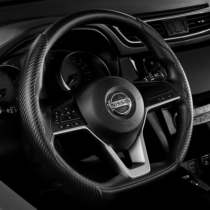 Suitable For Carbon Fiber Steering Wheel Cover
