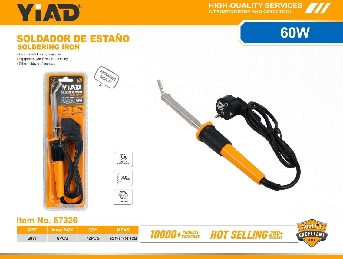 60W Electric Soldering Iron, Flat Head- Only Support Self-pickup, Free Shipping Price Is Anti-auction Pric