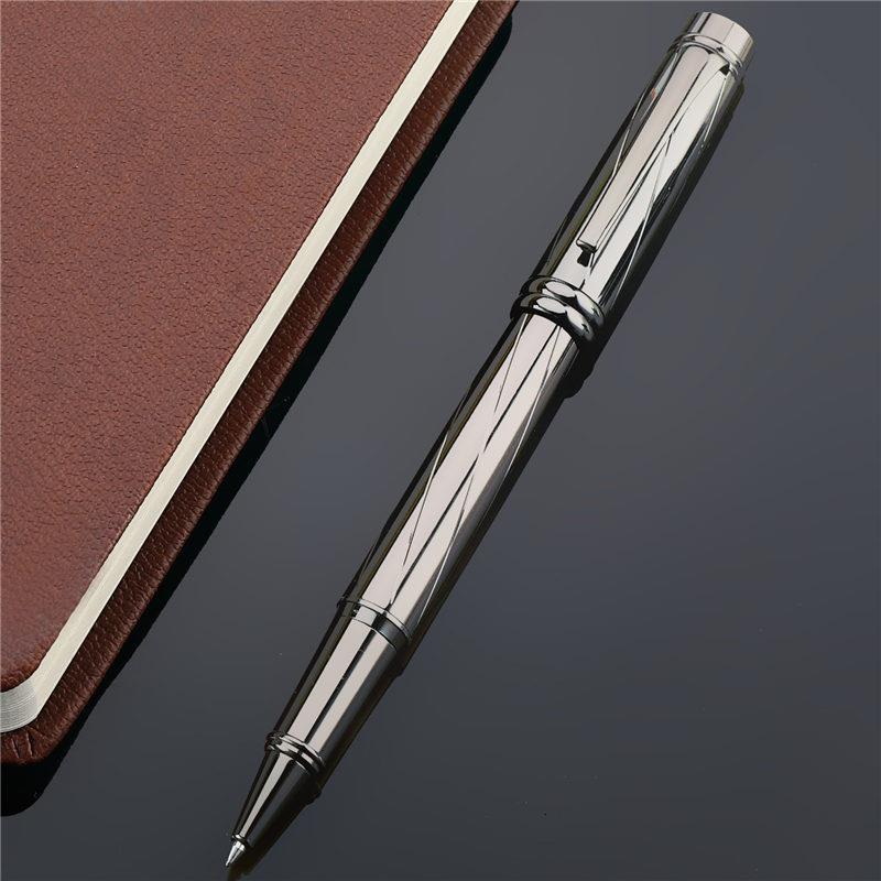 Title 1, High Quality Luxury All Metal Ballpoint Pen Silver