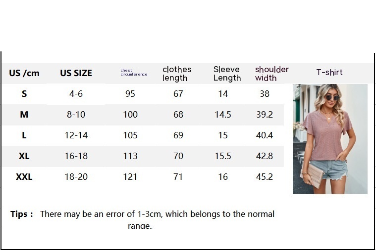 Women's Solid Color And V-neck Ruffle Sleeve Casual T-shirt